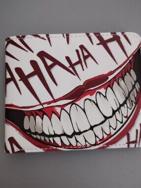 New batman joker dc comic anime manga leather Wallet